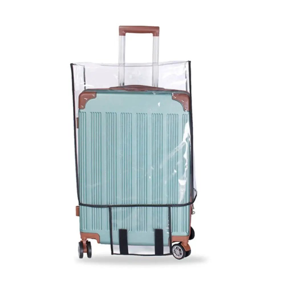 Transparent Waterproof Luggage Cover – Reusable PVC Suitcase Protector - Onlytenbucks.com