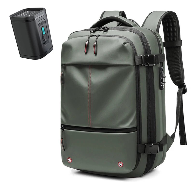 Travel Men’s 17 - inch Laptop Vacuum Compression Premium Backpack - Onlytenbucks.com