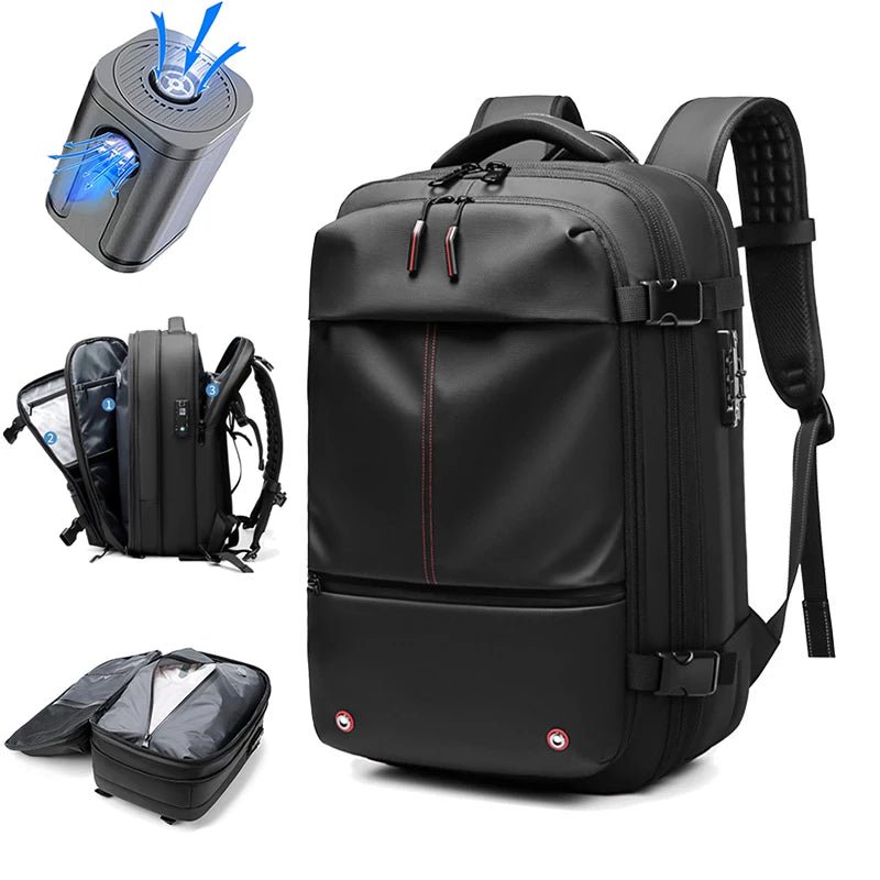 Travel Men’s 17 - inch Laptop Vacuum Compression Premium Backpack - Onlytenbucks.com