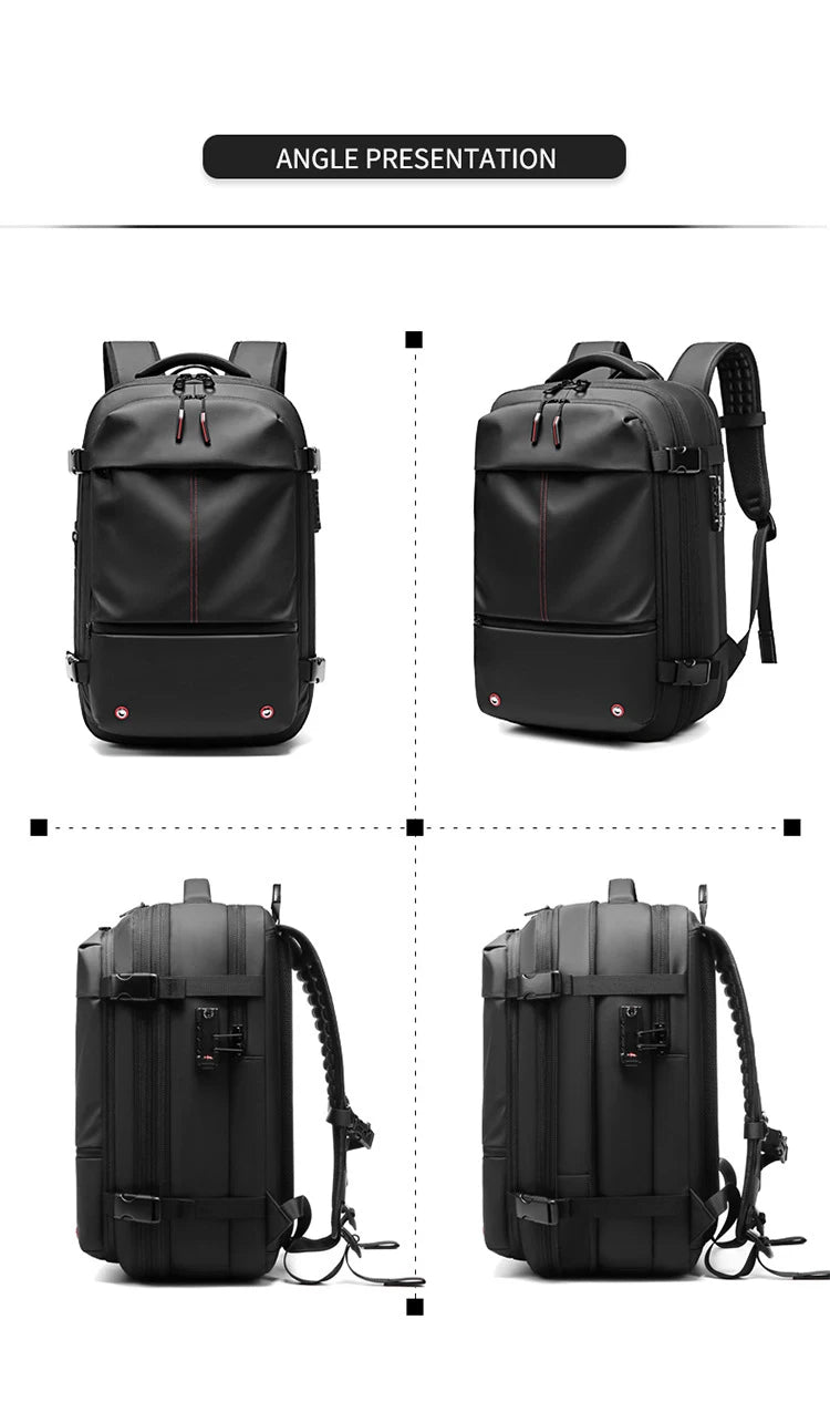 Travel Men’s 17 - inch Laptop Vacuum Compression Premium Backpack - Onlytenbucks.com