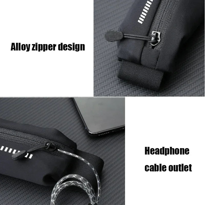 Lycra Ice Silk Running Waist Bag – Lightweight Sports Belt - Onlytenbucks.com