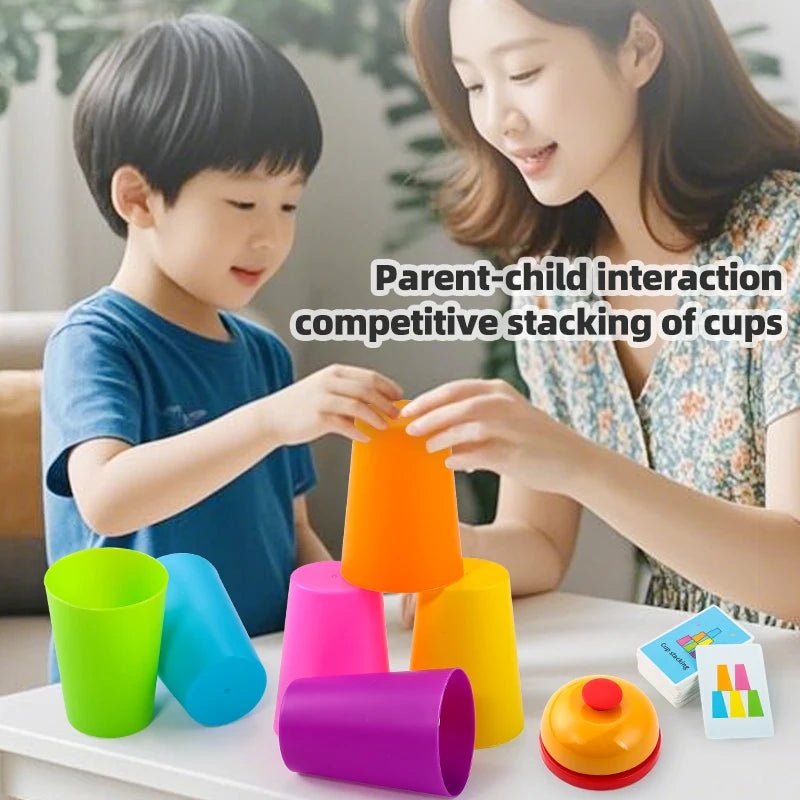 Two - Player Cup Stacking Game – Interactive Speed Challenge - Onlytenbucks.com