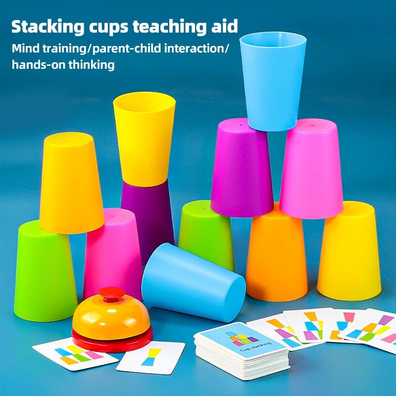 Two - Player Cup Stacking Game – Interactive Speed Challenge - Onlytenbucks.com