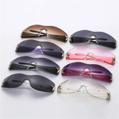 Unisex Punk Sunglasses – Wrap Around UV400 Fashion Eyewear with Star Decoration - Onlytenbucks.com