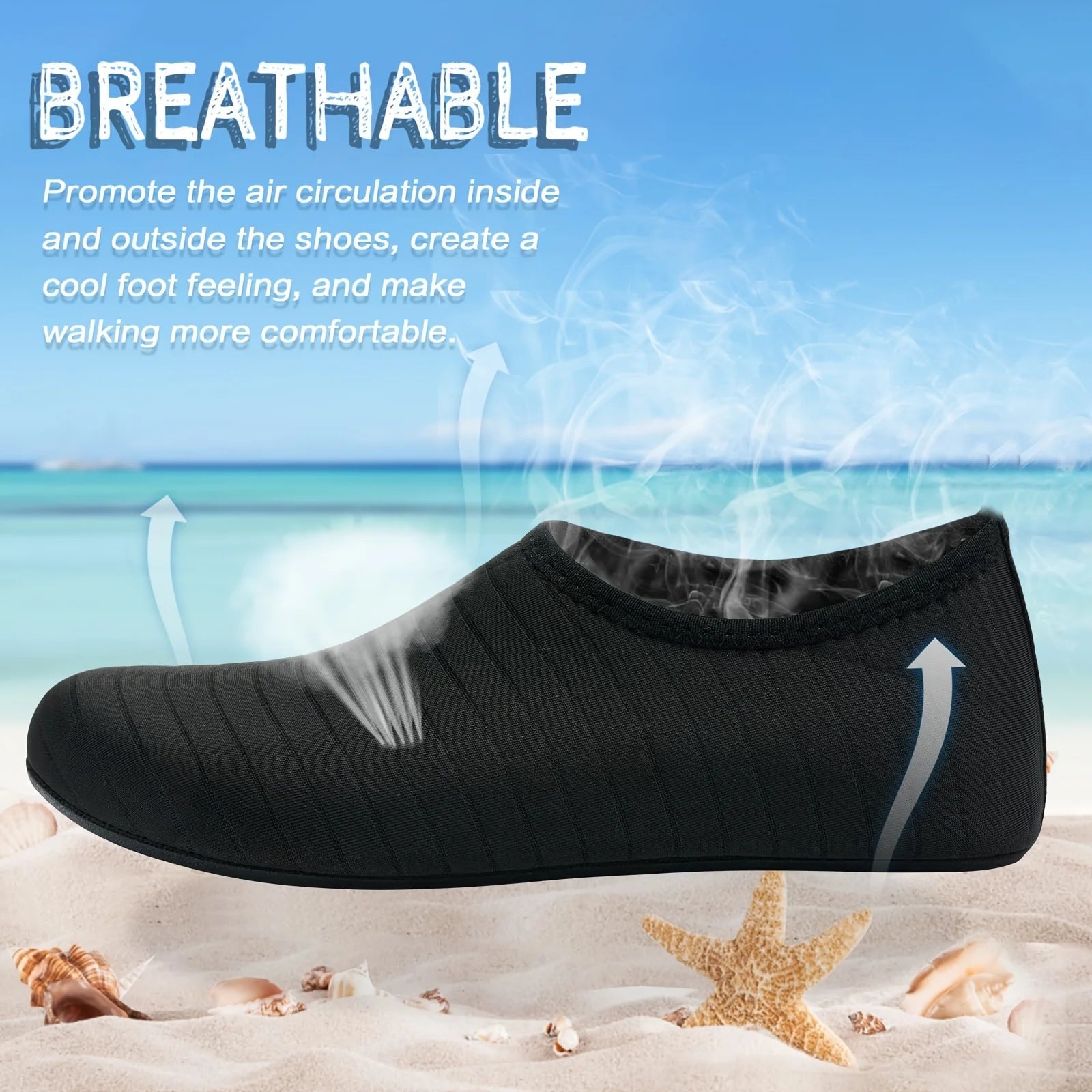 Unisex Quick - Dry Water Shoes – Anti - Slip Barefoot Swim Beach Socks - Onlytenbucks.com