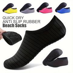 Unisex Quick - Dry Water Shoes – Anti - Slip Barefoot Swim Beach Socks for Men and Women - Onlytenbucks.com