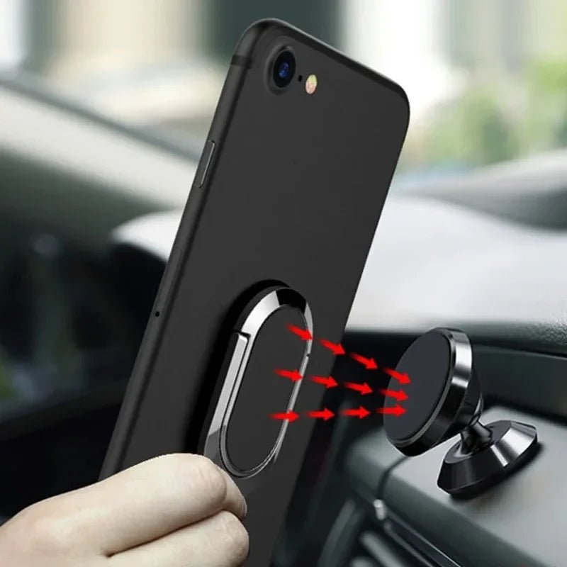 Universal Metal Mobile Phone Socket Holder Finger Ring Support Car Bracket Stand - Onlytenbucks.com