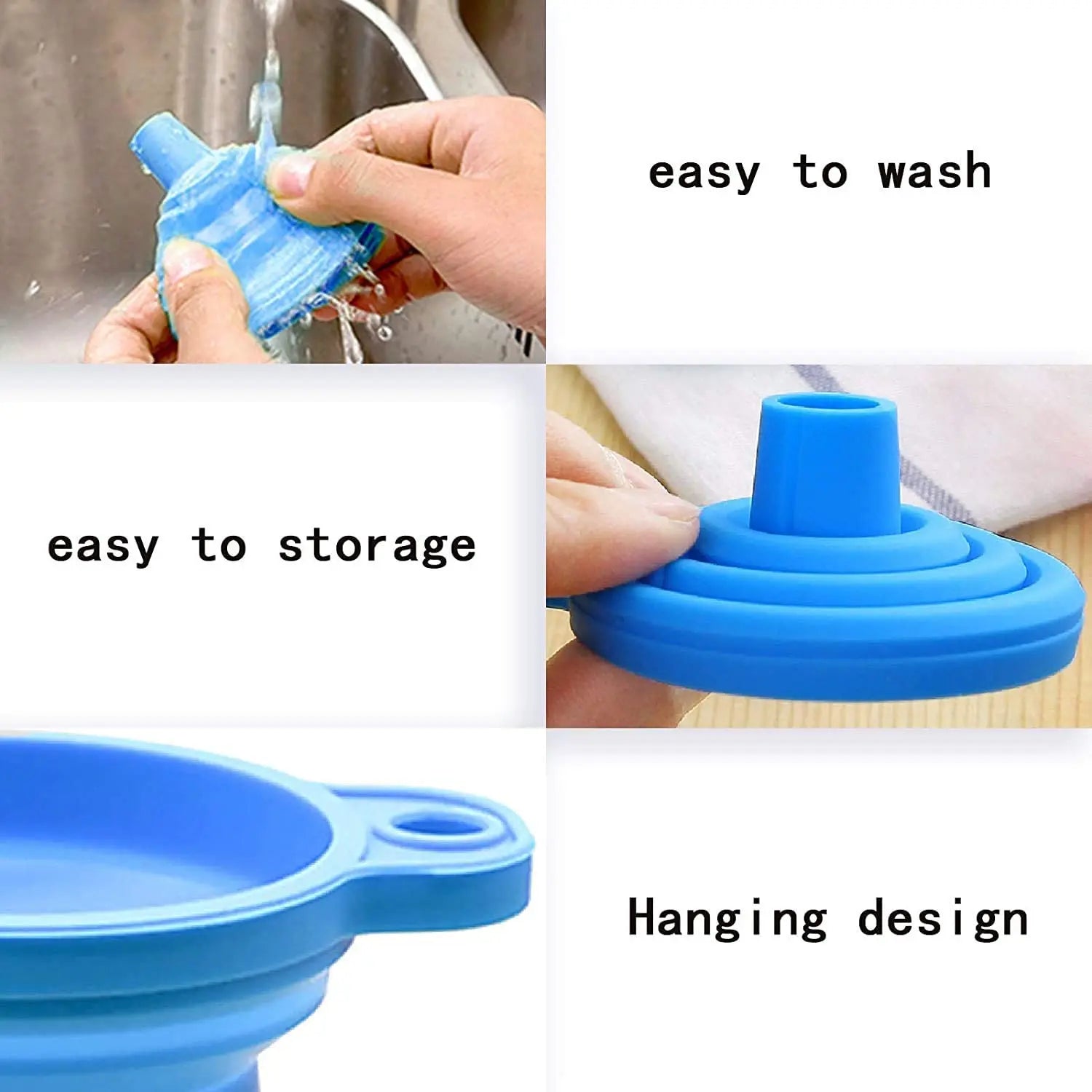 Universal Silicone Foldable Funnel - Onlytenbucks.com