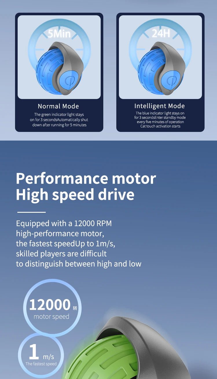 USB Rechargeable Interactive Electric Cat Toy Ball - Onlytenbucks.com