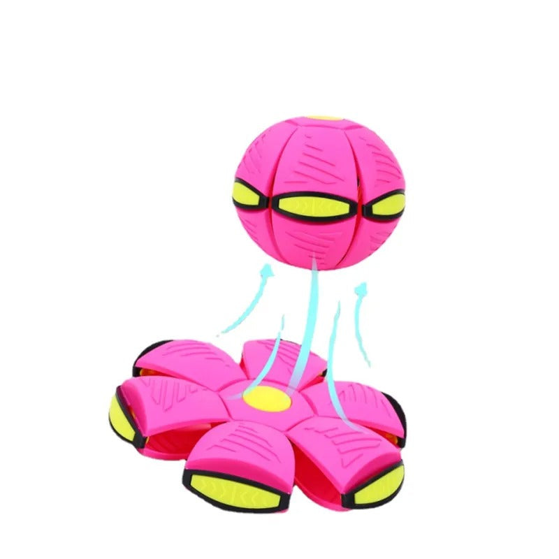 Flying Saucer Bounce Ball Pet Toy for Dogs