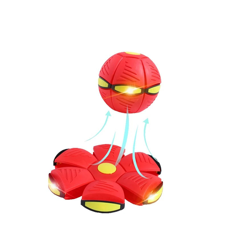 Flying Saucer Bounce Ball Pet Toy for Dogs