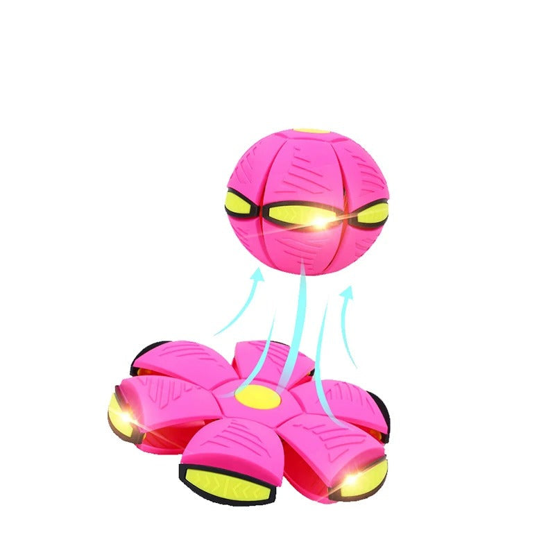 Flying Saucer Bounce Ball Pet Toy for Dogs