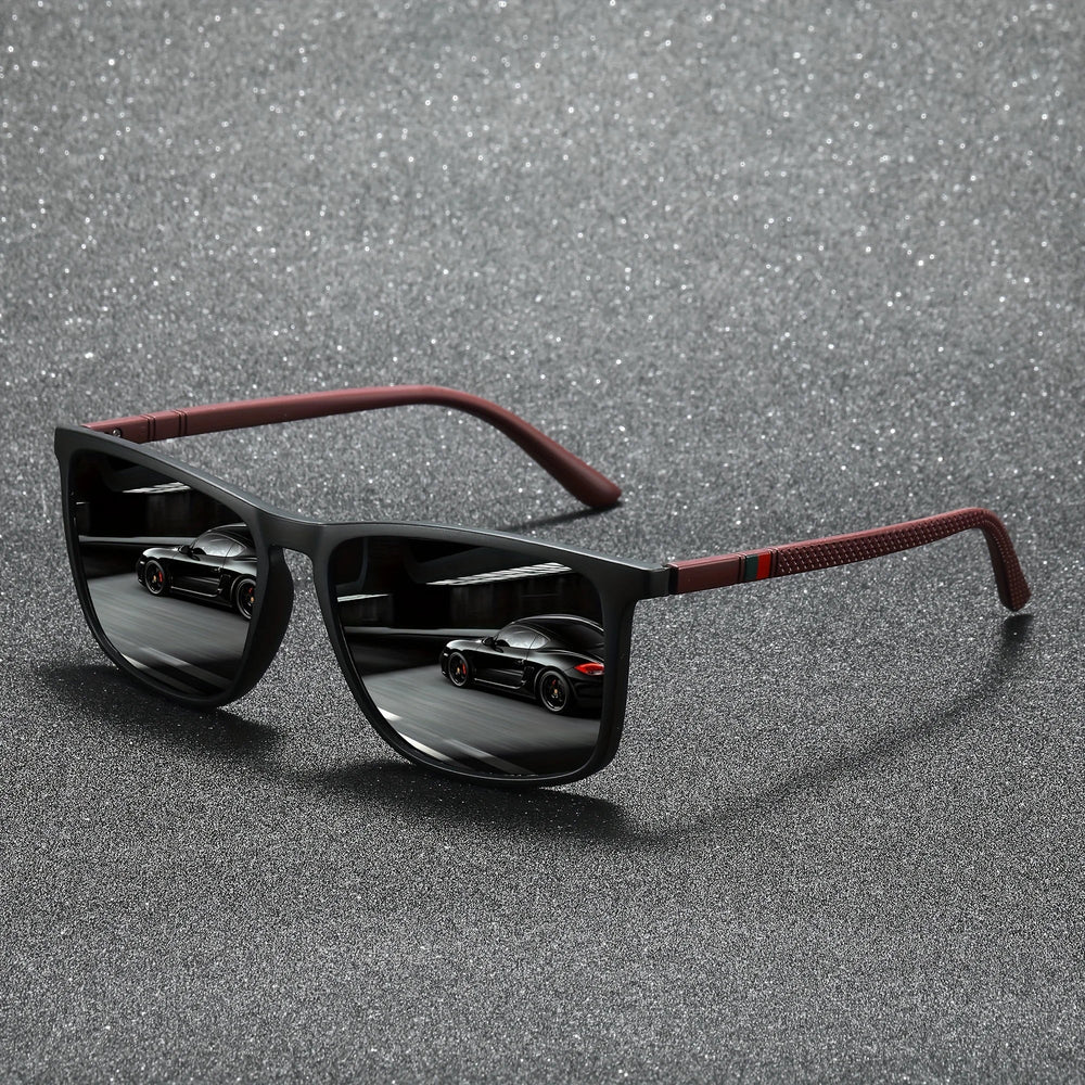Square Polarized Sunglasses – UV400 Anti - Glare Mirror Shades - Onlytenbucks.com