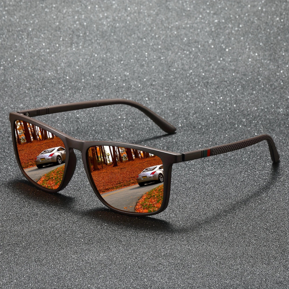 Square Polarized Sunglasses – UV400 Anti - Glare Mirror Shades - Onlytenbucks.com