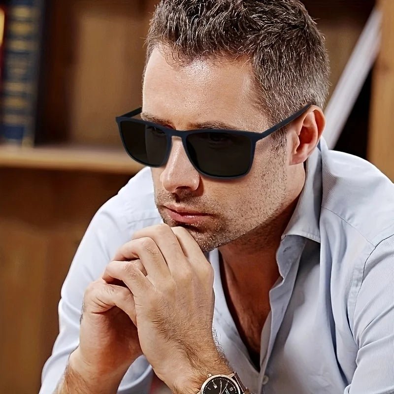 Square Polarized Sunglasses – UV400 Anti - Glare Mirror Shades - Onlytenbucks.com