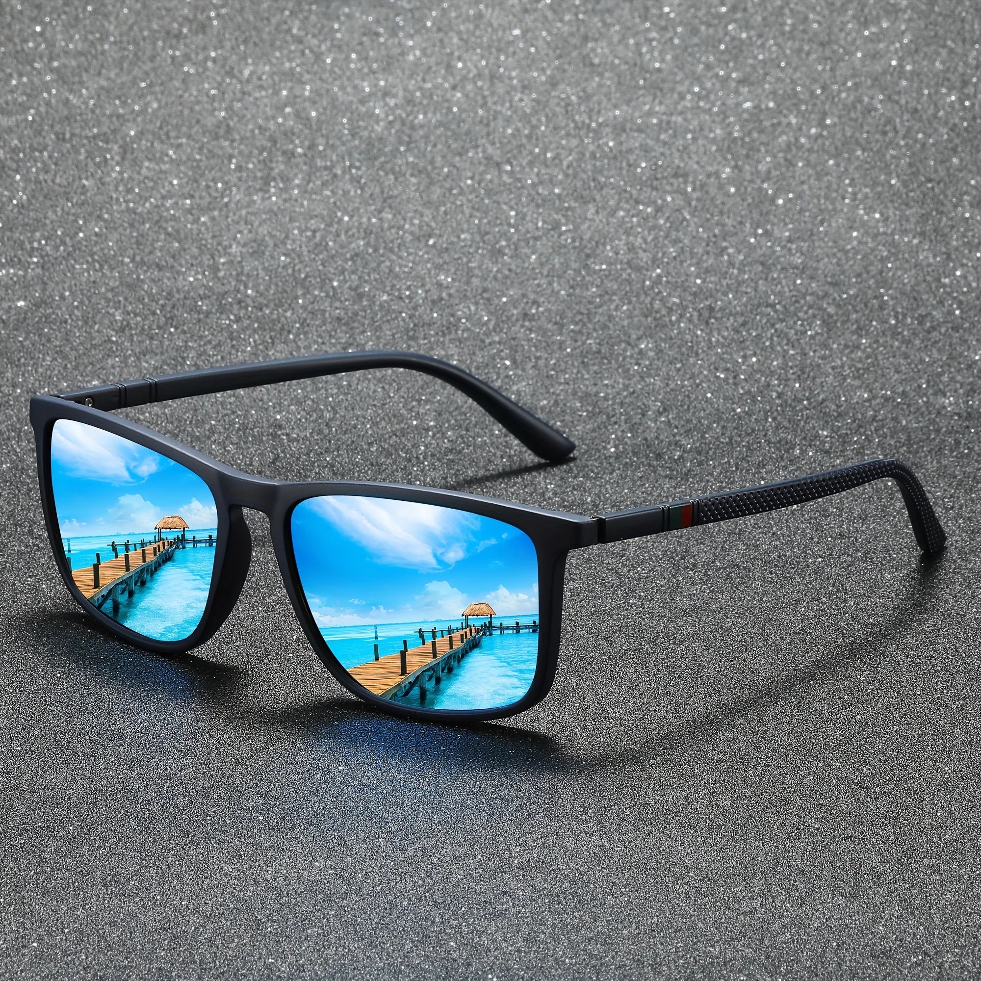 Square Polarized Sunglasses – UV400 Anti - Glare Mirror Shades - Onlytenbucks.com