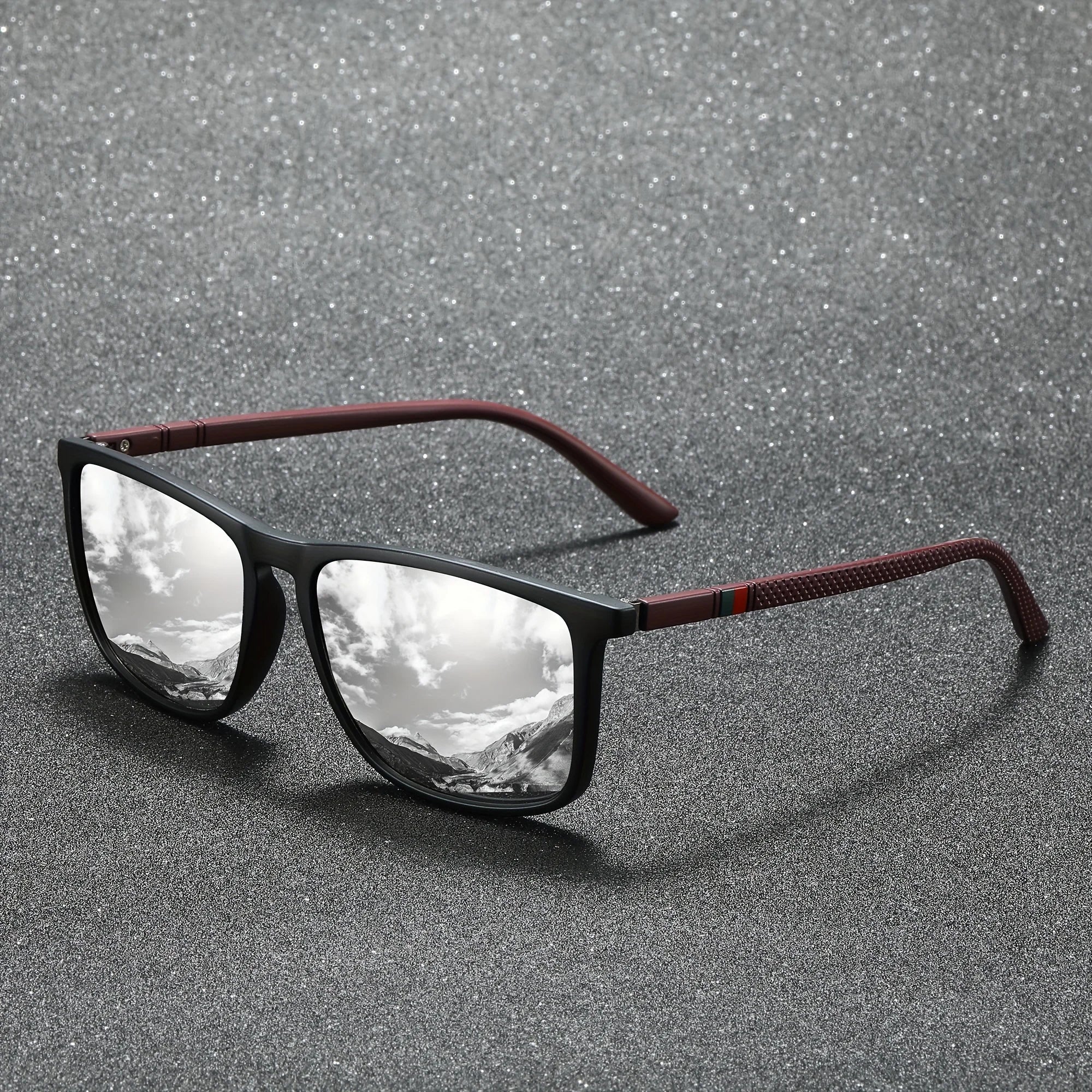 Square Polarized Sunglasses – UV400 Anti - Glare Mirror Shades - Onlytenbucks.com