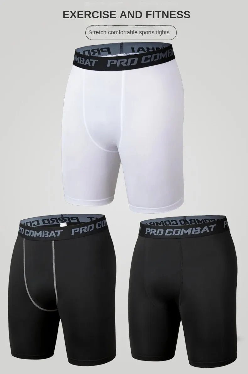 VEKY Men’s Compression Shorts – Quick-Dry, Stretch Sports Leggings for Running, Training - Onlytenbucks.com