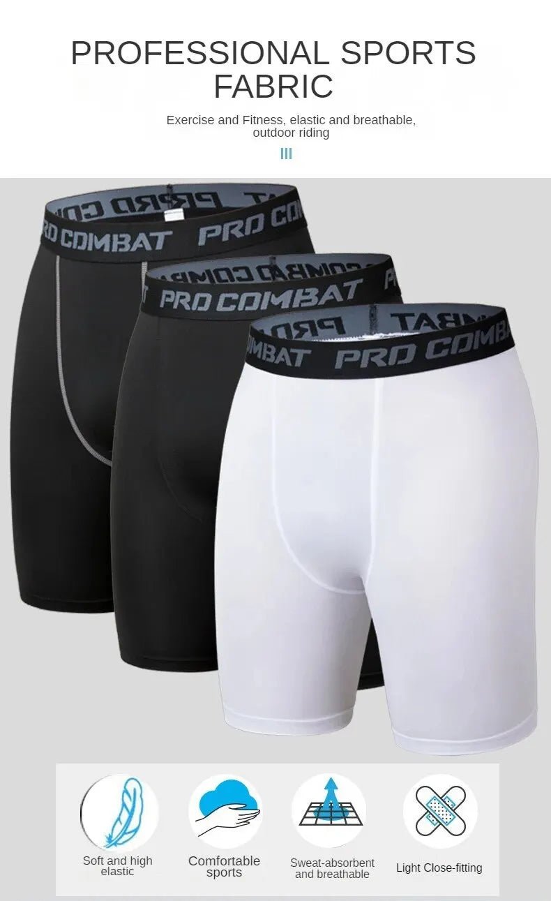 VEKY Men’s Compression Shorts – Quick-Dry, Stretch Sports Leggings for Running, Training - Onlytenbucks.com