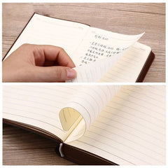 Vintage Leather Notebook – Portable Diary and Journal (A6 Size) - Onlytenbucks.com