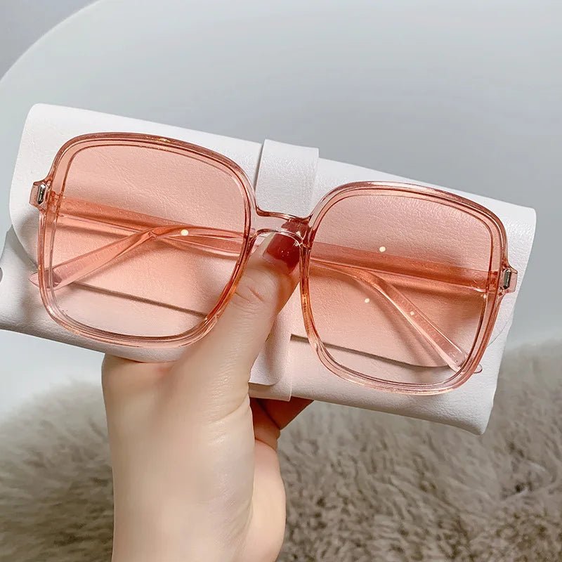 Vintage Oversized Square Gradient Shades Retro Sunglasses - Onlytenbucks.com