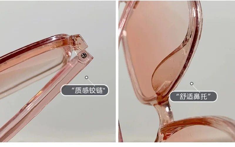 Vintage Oversized Square Gradient Shades Retro Sunglasses - Onlytenbucks.com