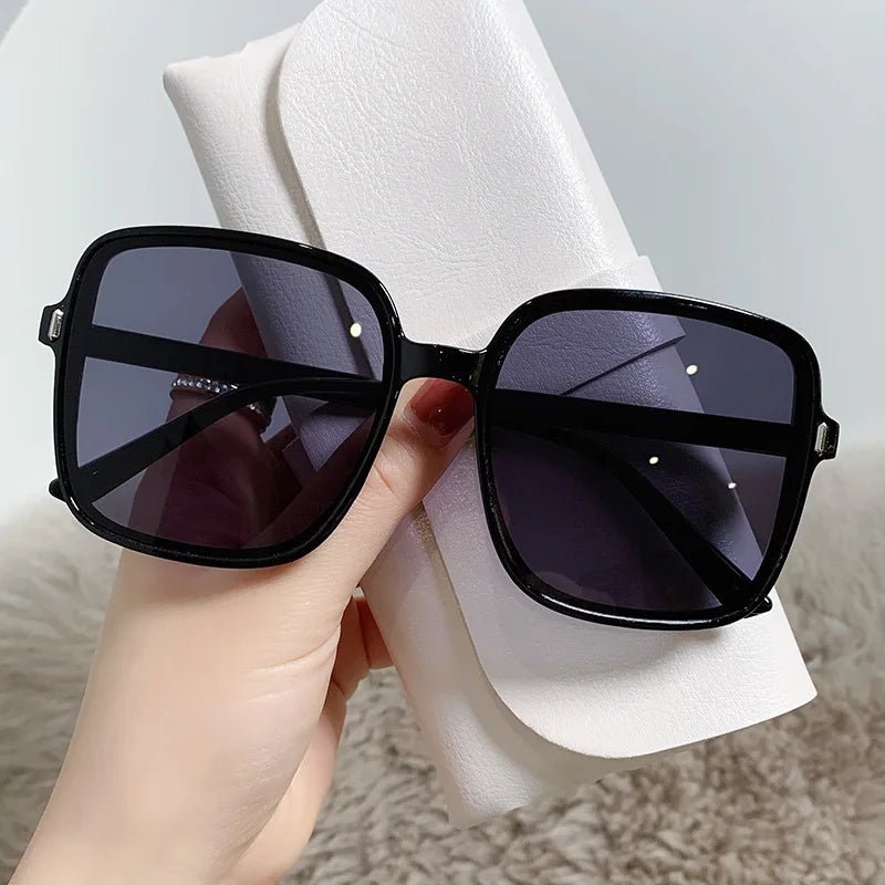 Vintage Oversized Square Gradient Shades Retro Sunglasses - Onlytenbucks.com