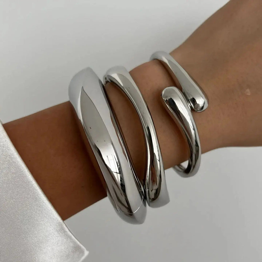 Vintage Punk Quartz Cuff Bangles - Onlytenbucks.com