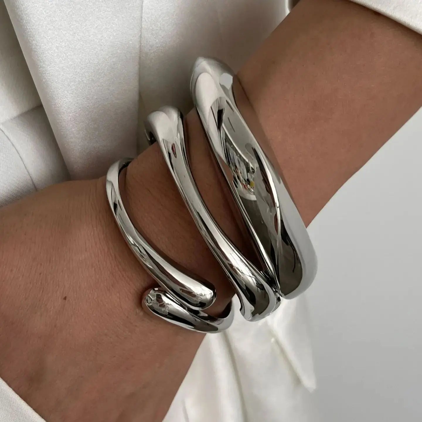Vintage Punk Quartz Cuff Bangles - Onlytenbucks.com