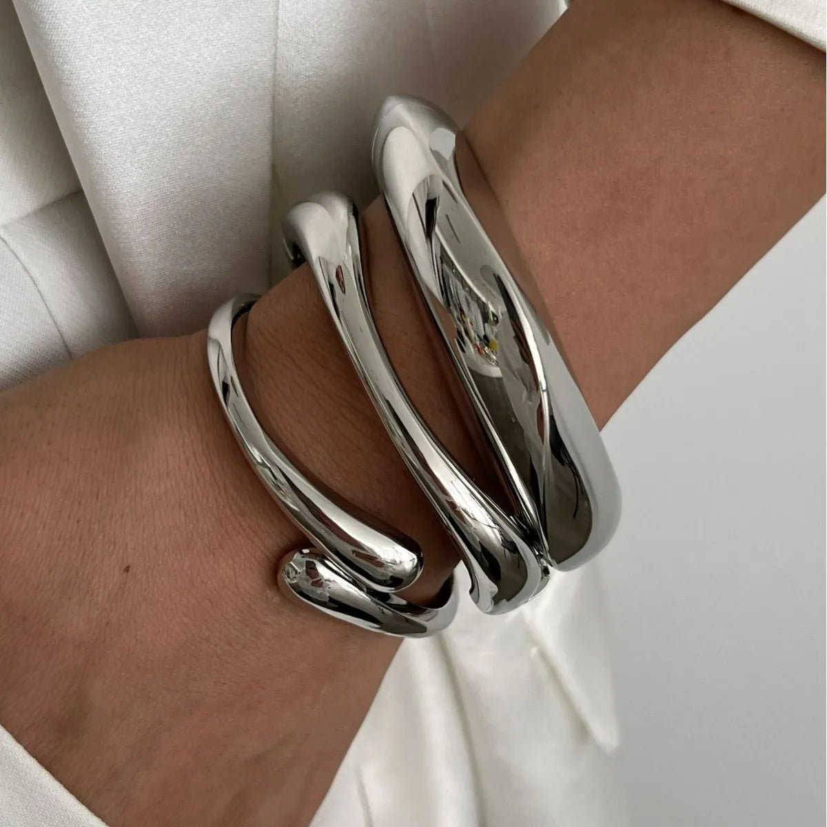 Vintage Punk Quartz Cuff Bangles - Onlytenbucks.com
