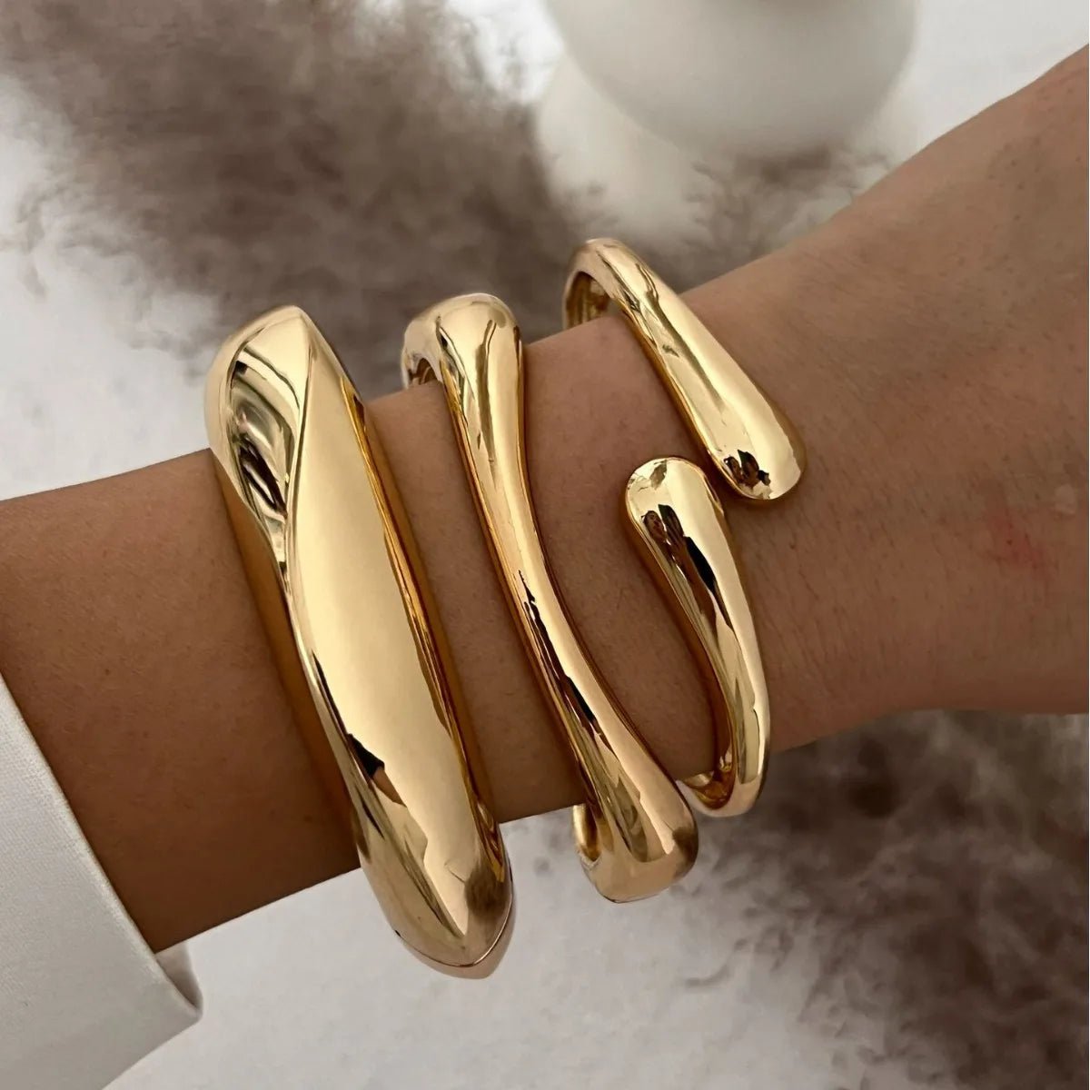 Vintage Punk Quartz Cuff Bangles - Onlytenbucks.com