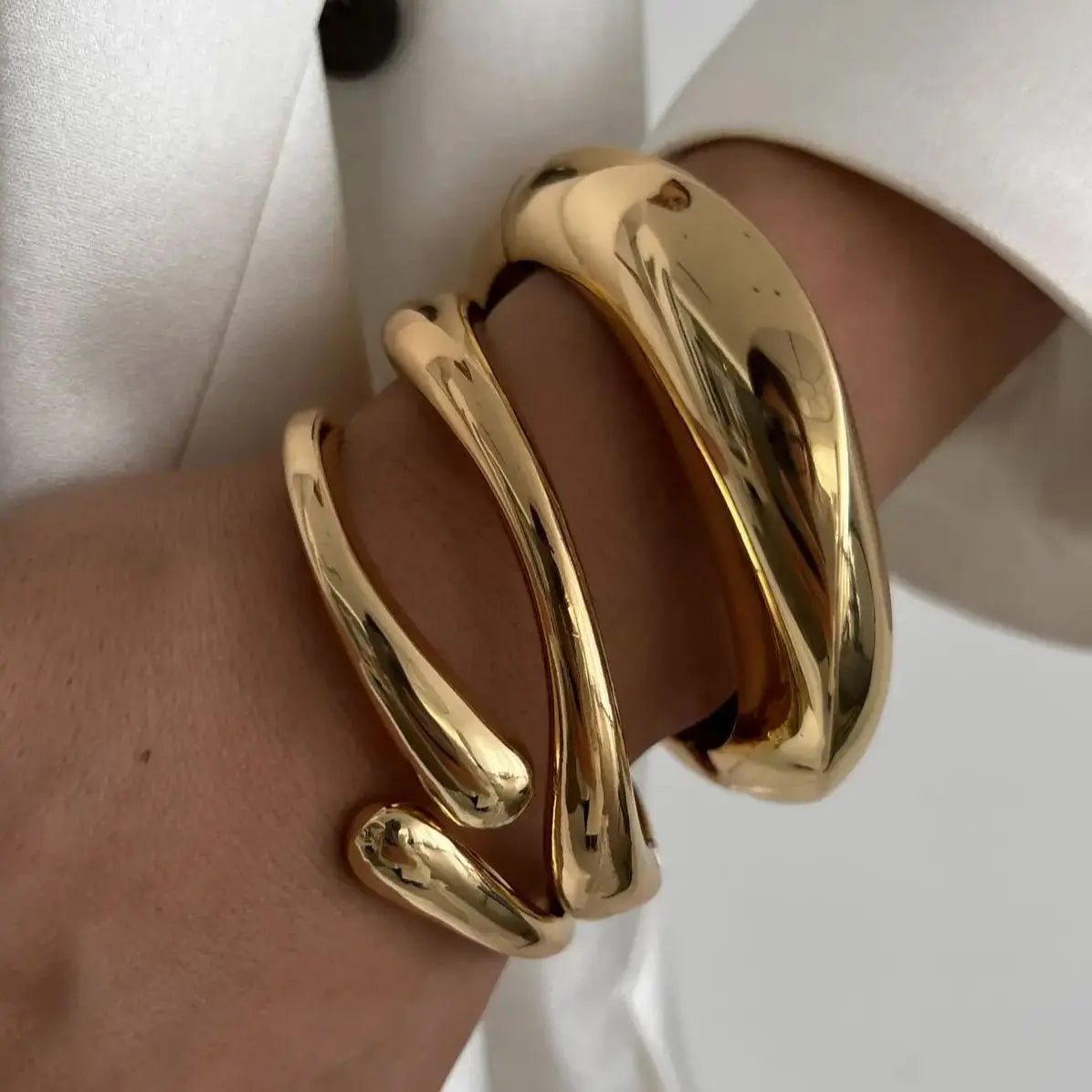 Vintage Punk Quartz Cuff Bangles - Onlytenbucks.com