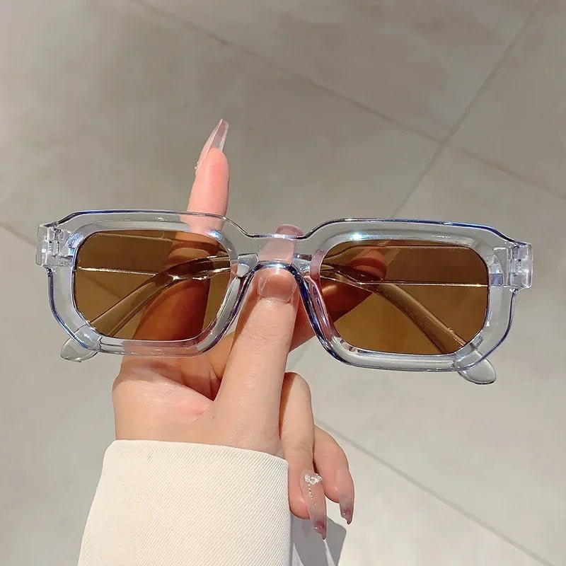Vintage Rectangle Sunglasses – Retro UV400 Fashion Eyewear - Onlytenbucks.com