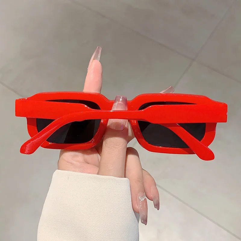 Vintage Rectangle Sunglasses – Retro UV400 Fashion Eyewear - Onlytenbucks.com