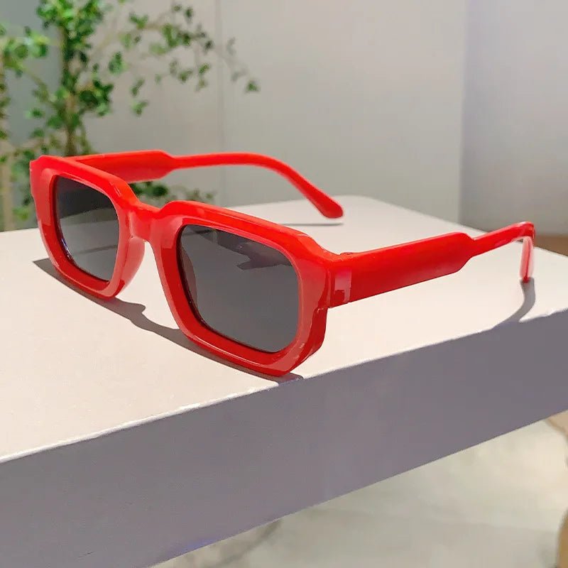 Vintage Rectangle Sunglasses – Retro UV400 Fashion Eyewear - Onlytenbucks.com