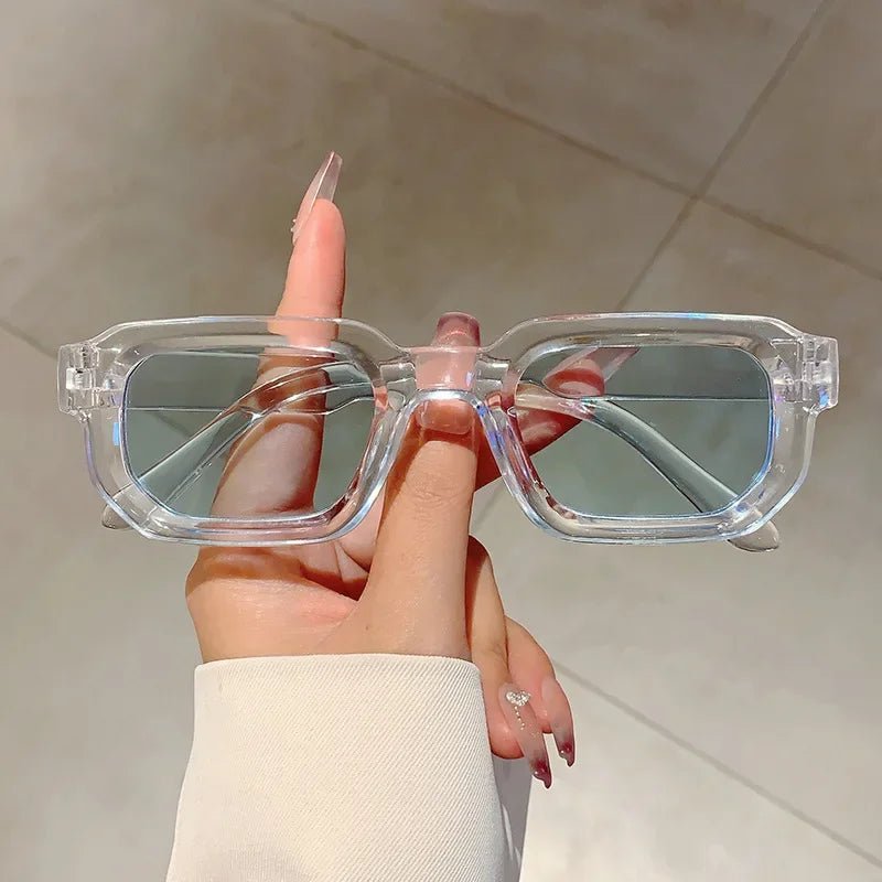 Vintage Rectangle Sunglasses – Retro UV400 Fashion Eyewear - Onlytenbucks.com