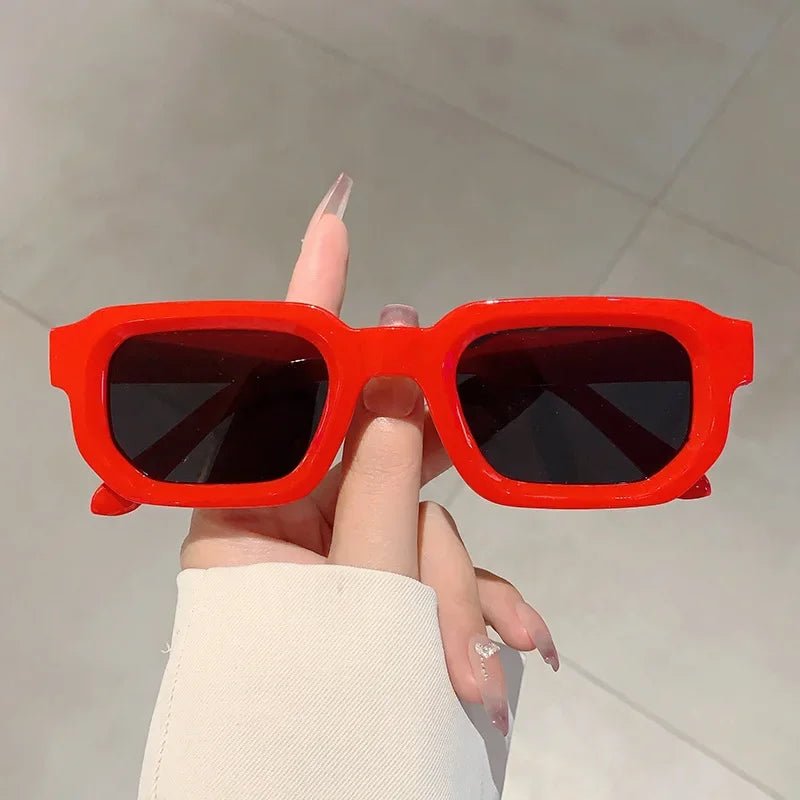 Vintage Rectangle Sunglasses – Retro UV400 Fashion Eyewear - Onlytenbucks.com