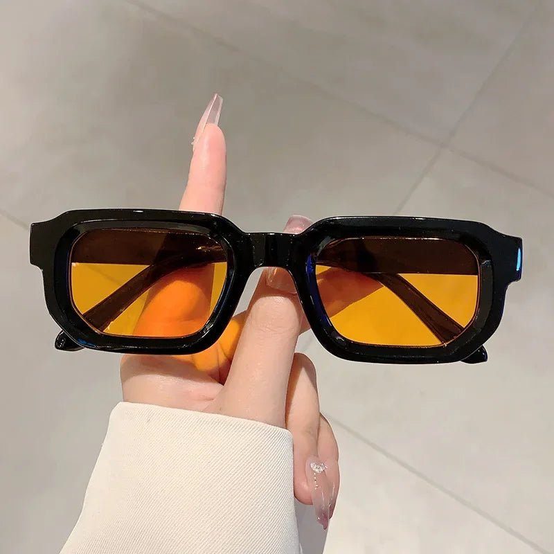 Vintage Rectangle Sunglasses – Retro UV400 Fashion Eyewear - Onlytenbucks.com