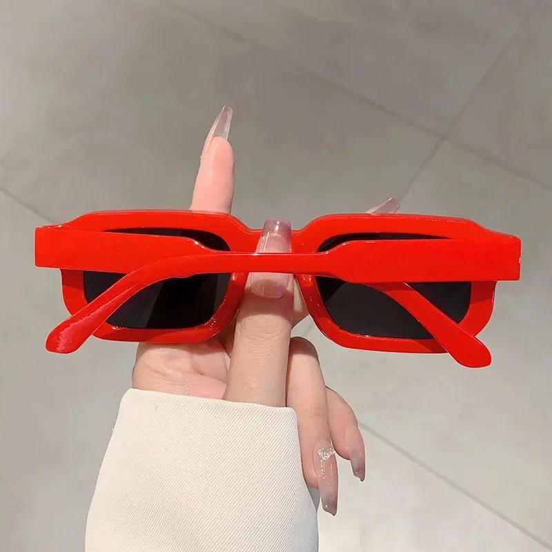 Vintage Rectangle Sunglasses – Retro UV400 Fashion Eyewear - Onlytenbucks.com