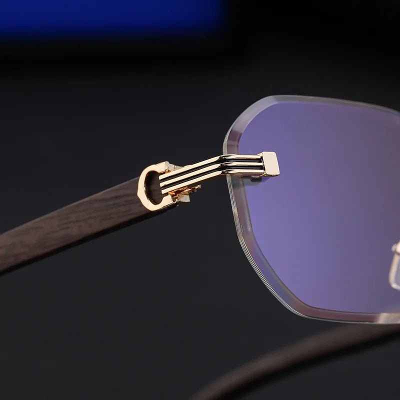 Vintage Square Rimless Sunglasses – Frameless UV400 Eyewear - Onlytenbucks.com