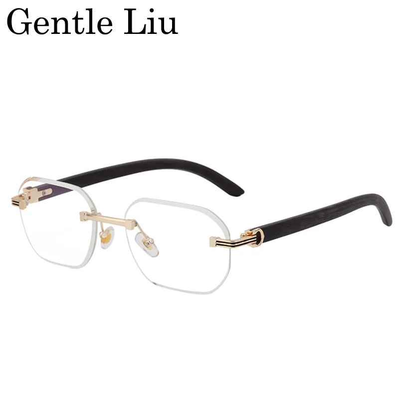 Vintage Square Rimless Sunglasses – Frameless UV400 Eyewear - Onlytenbucks.com