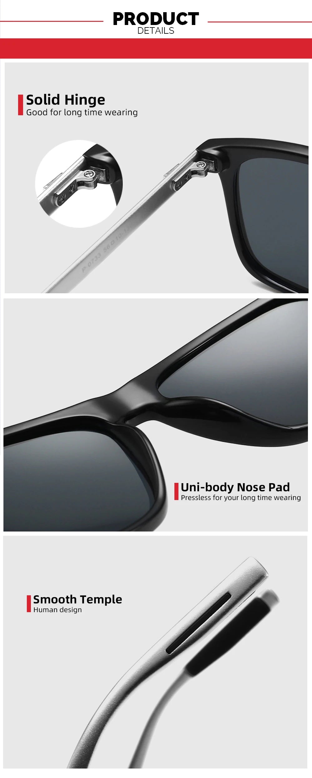 VIVIBEE Luxury Square Polarized Sunglasses Men Driving Blue Mirror Lens Classic Unisex Sun Glasses 2025  - Onlytenbucks.com