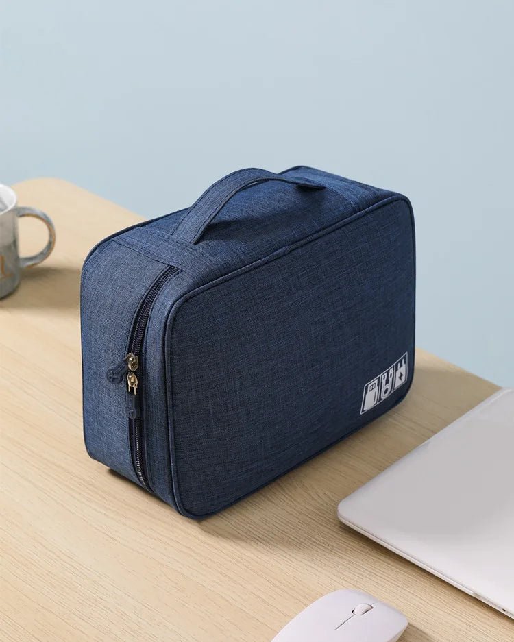 Waterproof Digital Cable Organizer Bag – Portable Oxford Travel Case - Onlytenbucks.com