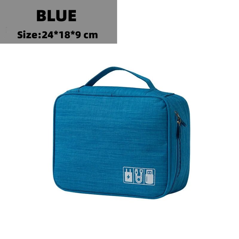 Waterproof Digital Cable Organizer Bag – Portable Oxford Travel Case - Onlytenbucks.com