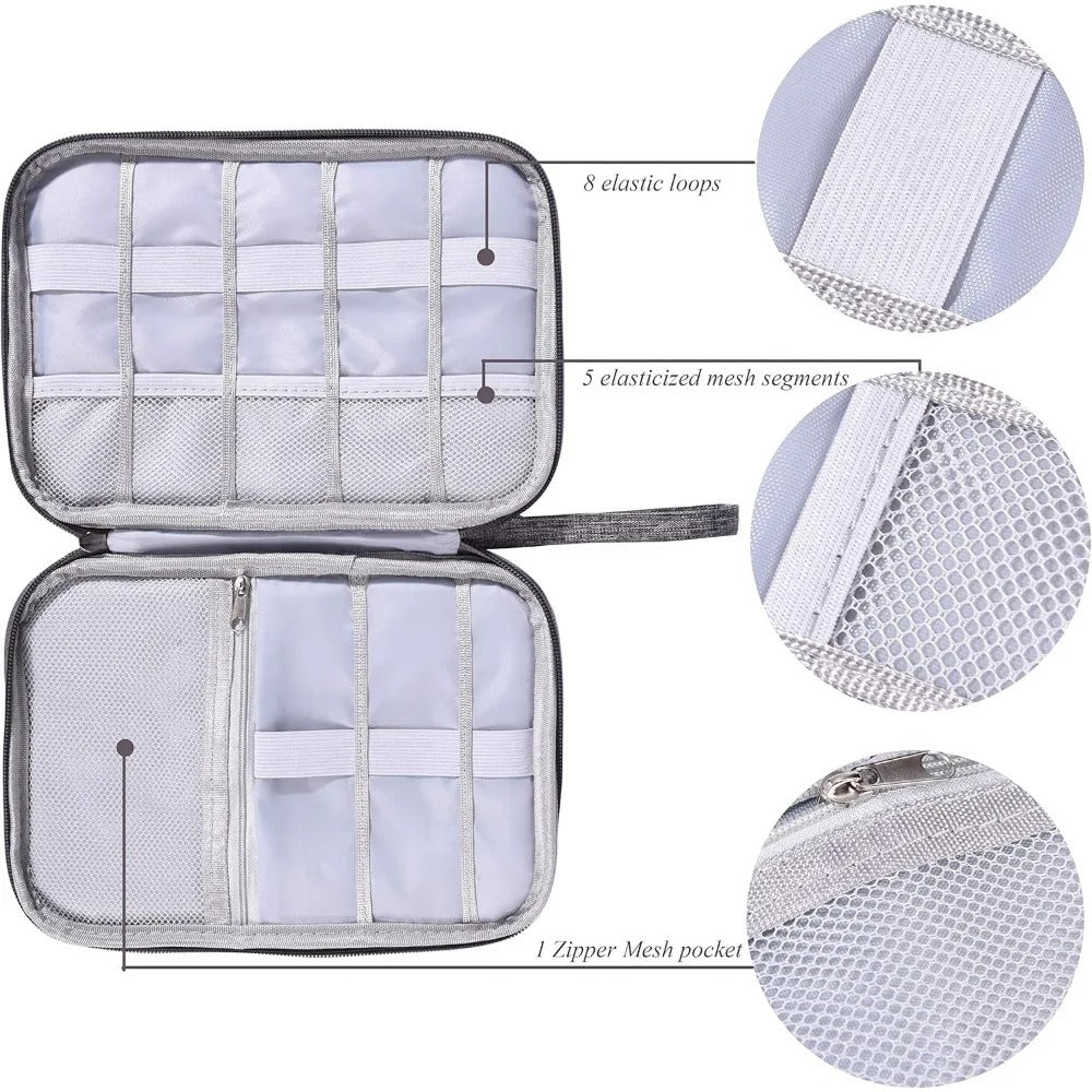Waterproof Electronics Organizer Bag – Heavy - Duty Travel Cable Storage Pouch - Onlytenbucks.com