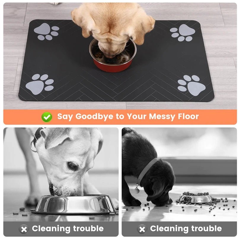 Waterproof Pet Feeding Mat – Absorbent Placemat - Onlytenbucks.com