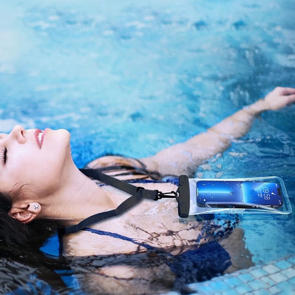 Waterproof PVC Phone Pouch with Lanyard – Universal Fit for Most Smartphones - Onlytenbucks.com