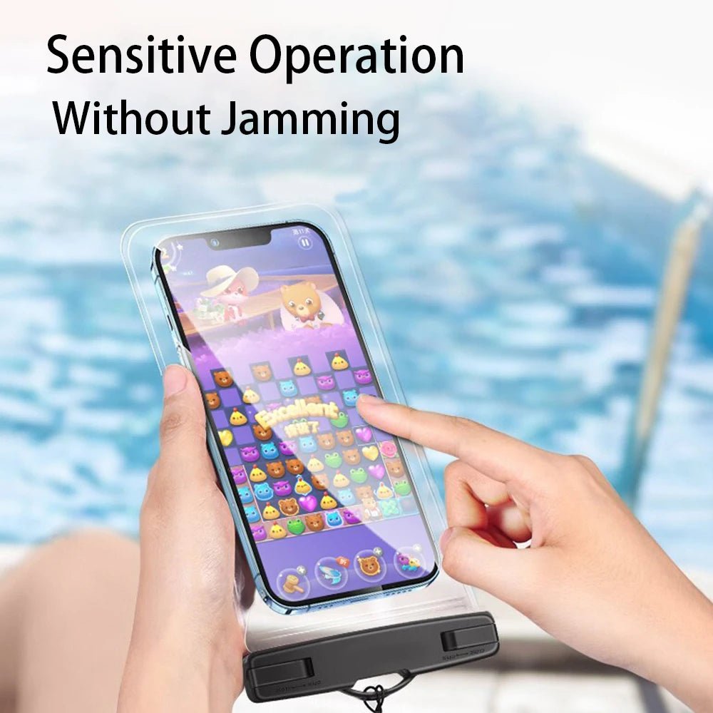 Waterproof PVC Phone Pouch with Lanyard – Universal Fit for Most Smartphones - Onlytenbucks.com
