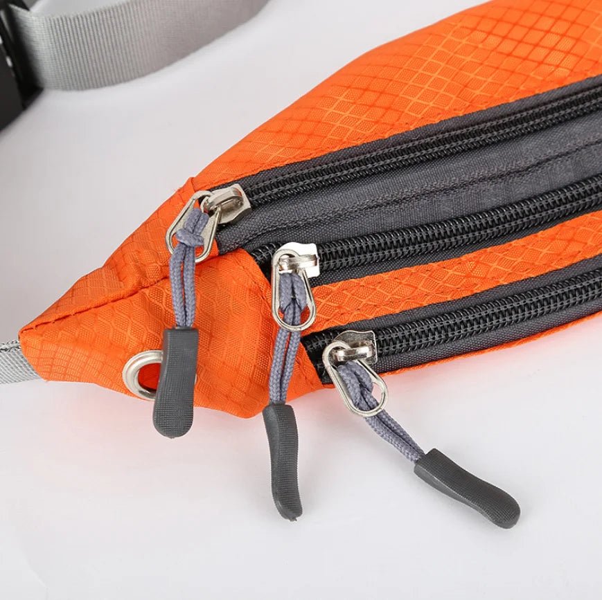 Waterproof Sports Waist Bag – Lightweight Chest & Shoulder Zip Pouch - Onlytenbucks.com