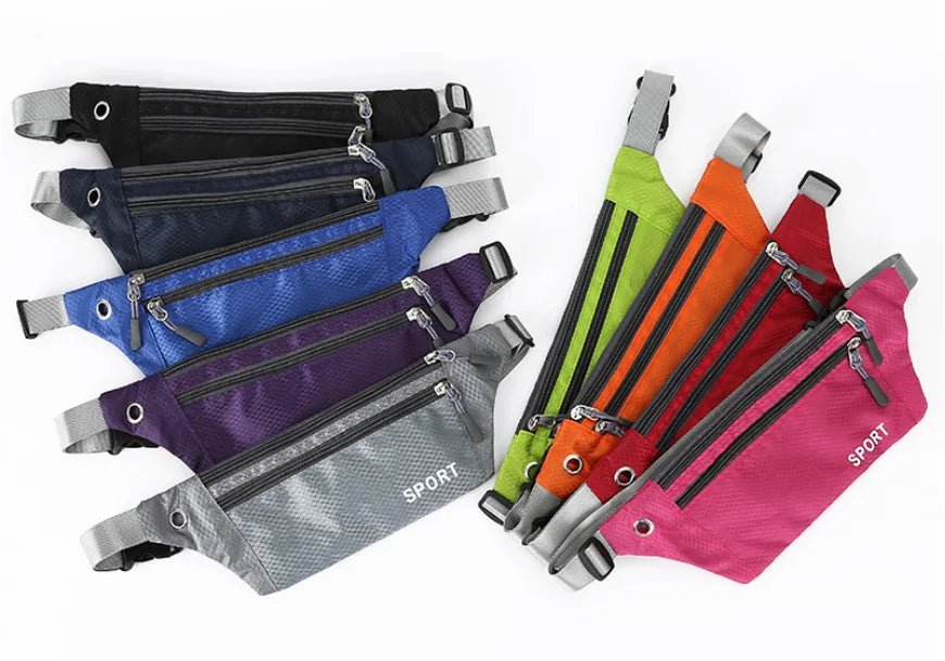 Waterproof Sports Waist Bag – Lightweight Chest & Shoulder Zip Pouch - Onlytenbucks.com